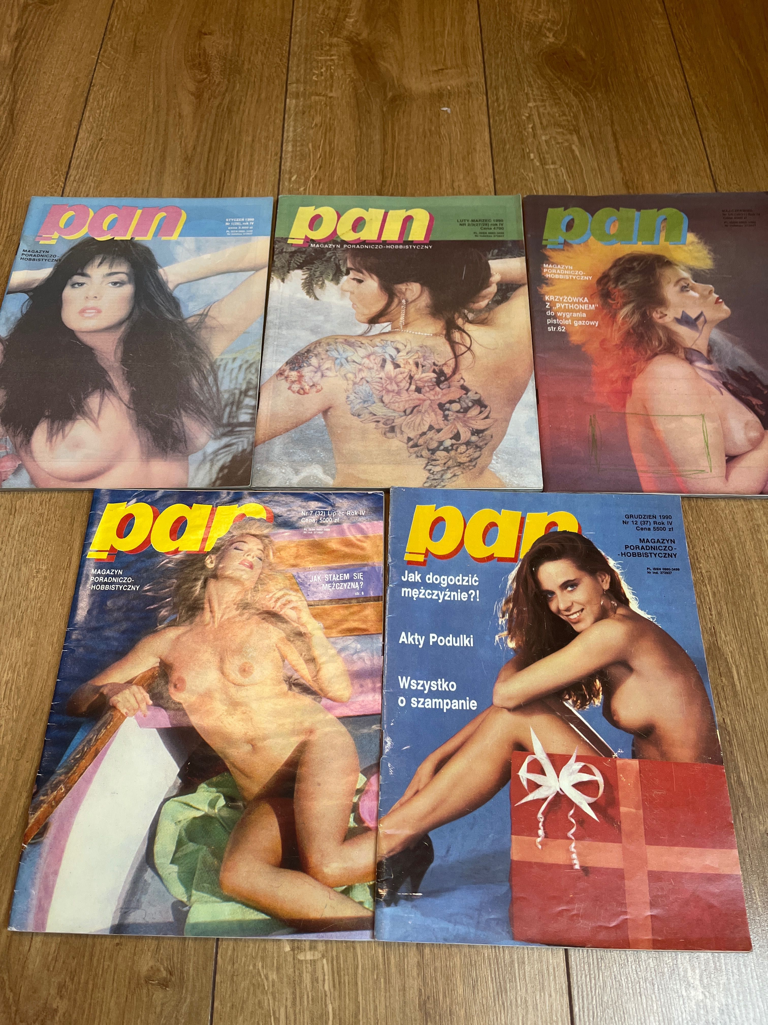 Czasopismo Pan rocznik 1990 5 numerów