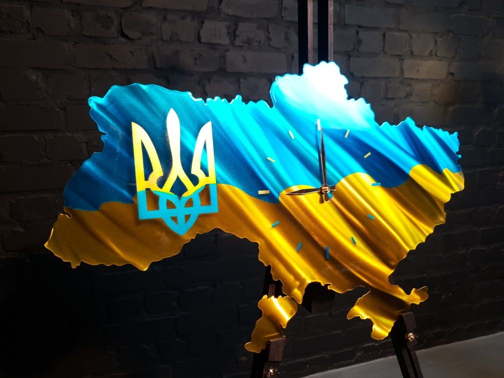 Годинник Карта України.