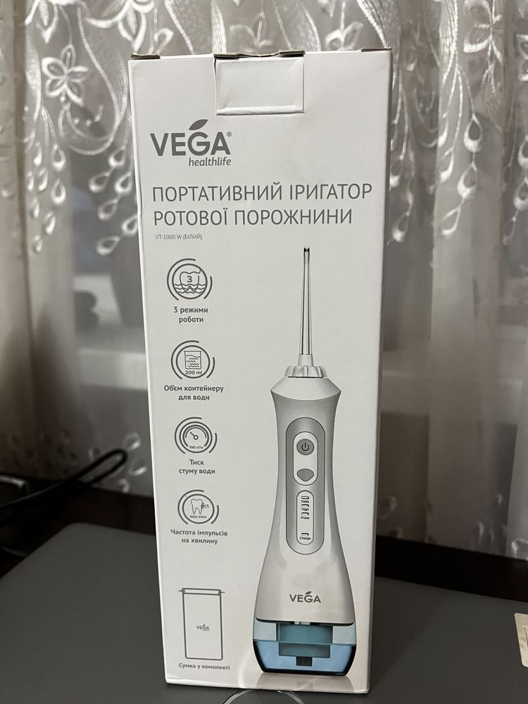 Портативний іригатор VEGA VT-1000 W