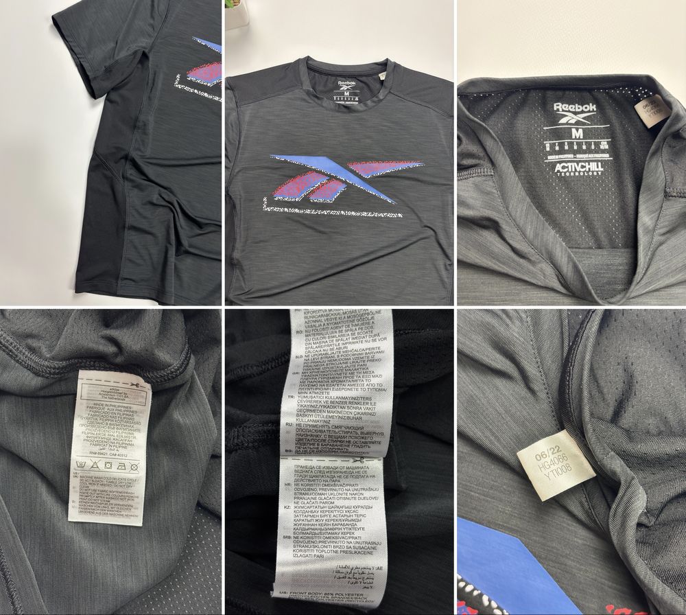 Футболка тренировочная Reebok Activchill originals оригинал size M, XL