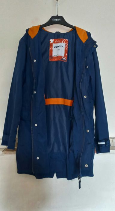 Kurtka lekka przejściowa parka z kapturem r. 152 Endo stan bdb+