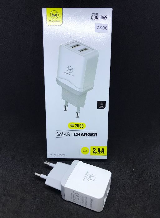 Carregador Fast Charging com 2 USB (5V / 2.4A)