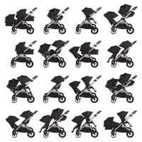 Baby jogger city select коляска для двійнят погодок близнят