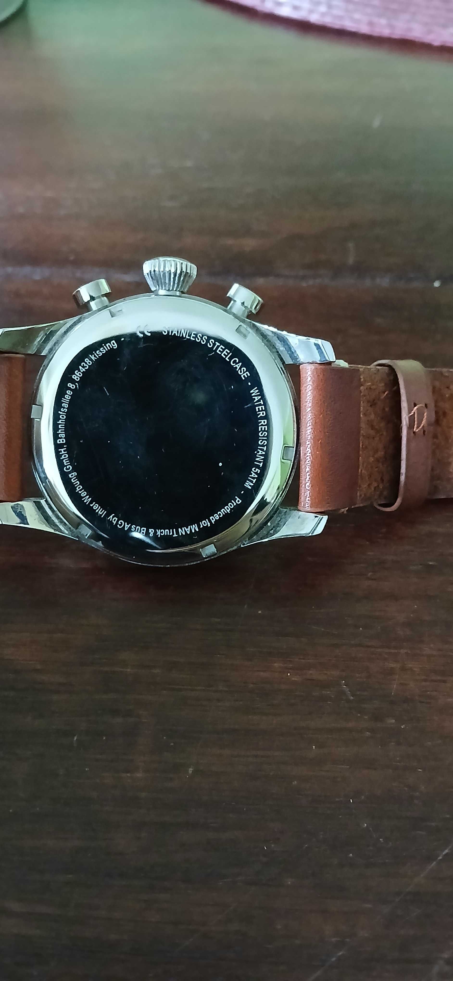 Zegarek chronograf elegancki MAN truck