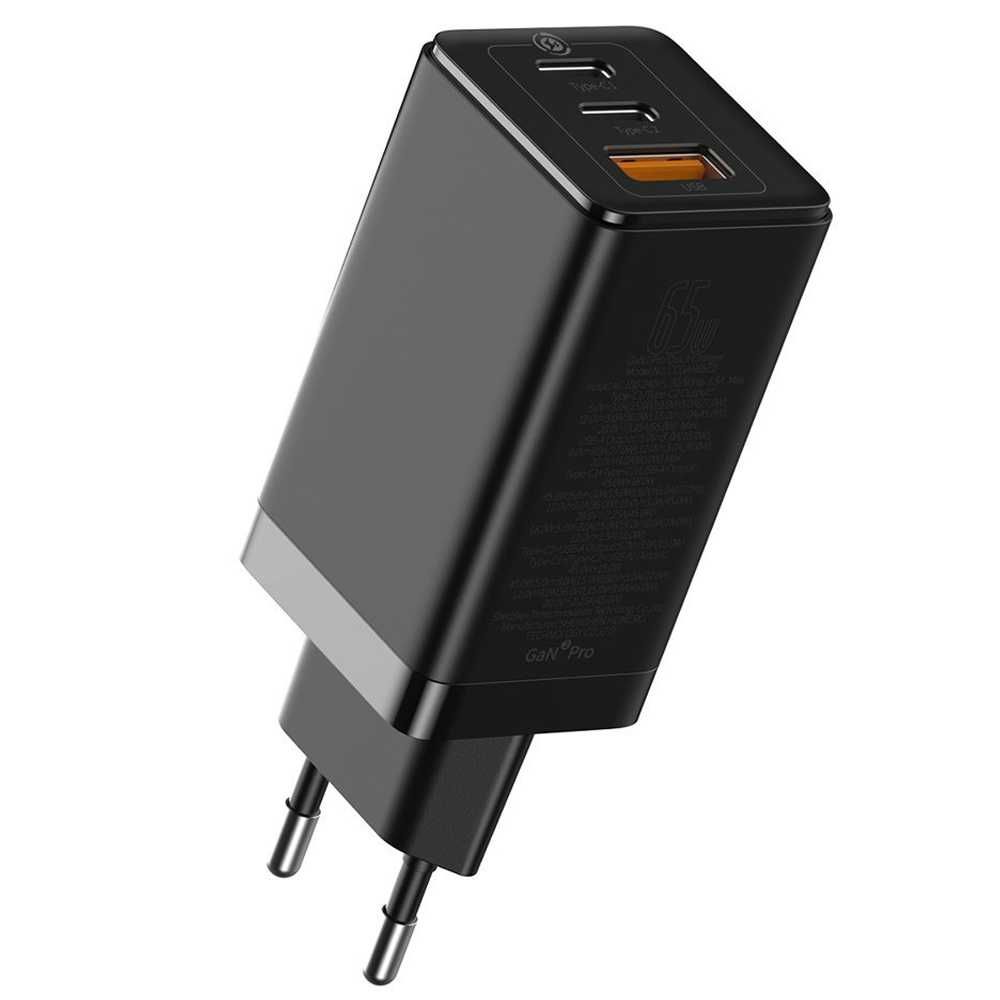 МЗП Baseus GaN2 Lite Quick Charger 65W/Baseus GaN3 Pro 65W