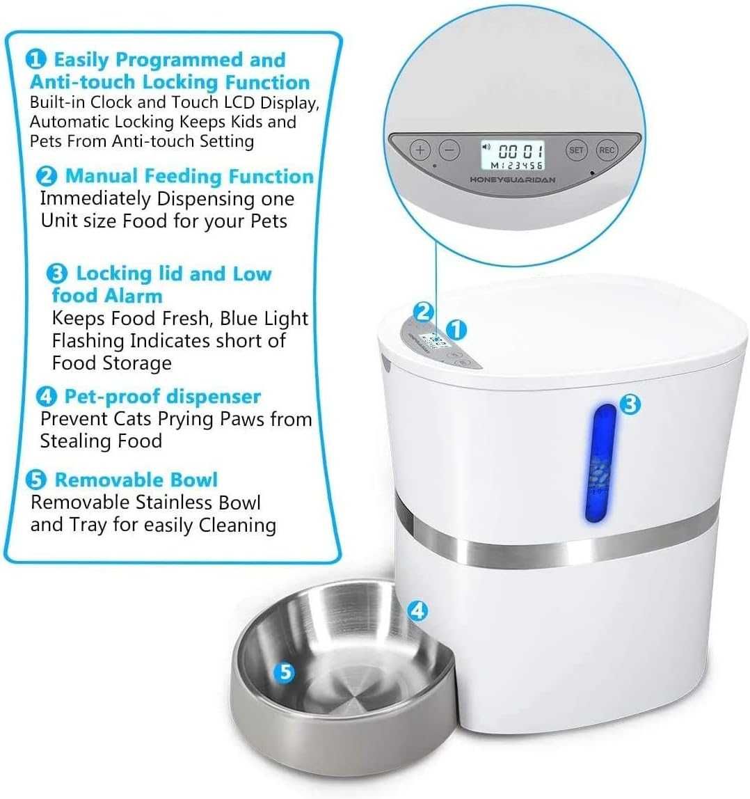Alimentador automático programável de grande capacidade