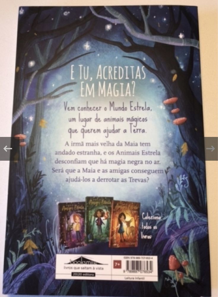 Livro “o mundo dos amigos estrela- espelho mágico “