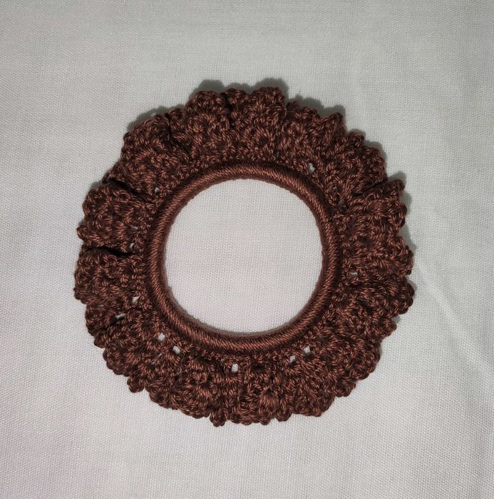 Gumka do włosów ozdobna ażurowa Handmade