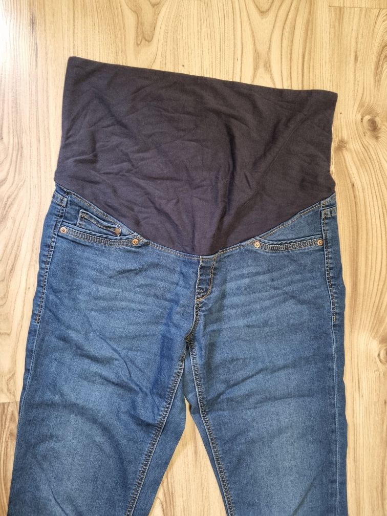 Spodnie jeans ciążowe H&M mama XL 42