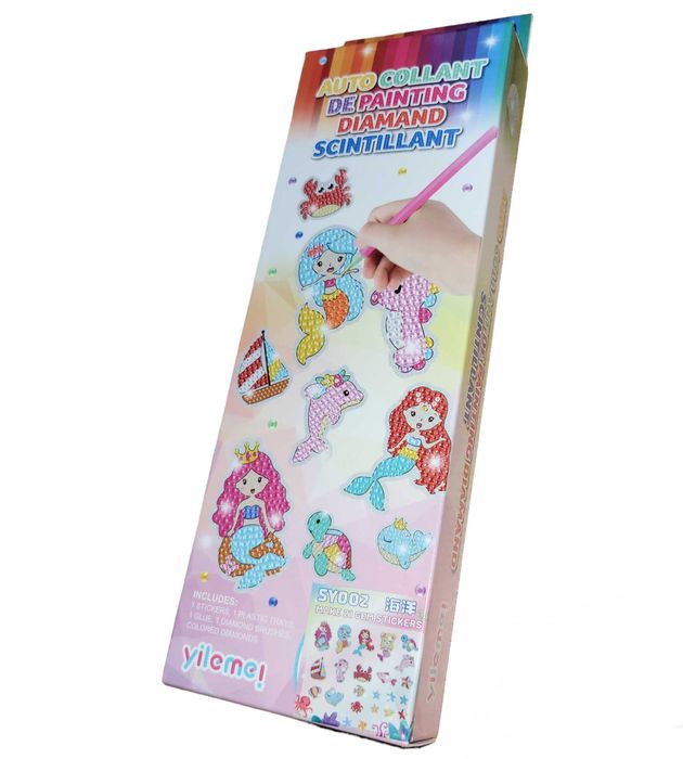 Nowa mozaika diamentowa Haft Zestaw Naklejki na telefon #442