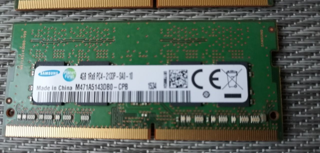 Pamięć RAM DDR4 2×4 GB Samsung do laptopa