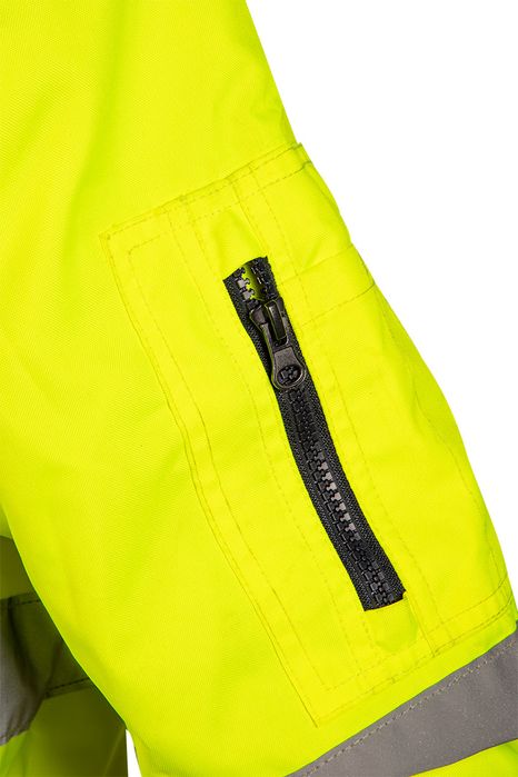 Kurtka robocza ostrzegawcza 3w1, ocieplana, żółto-granatowa, rozmiar M