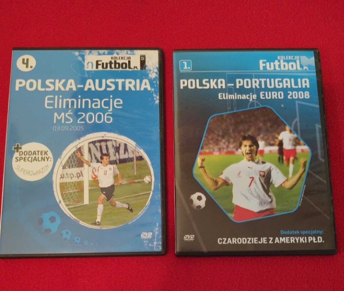2 DVD - MECZE Eliminacje do Mistrzostw Świata i Europy- stan bdb!