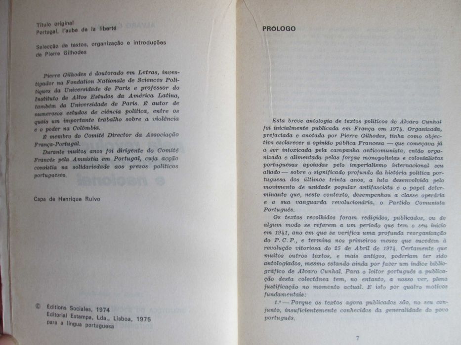 Pela Revolução Democrática e Nacional, de Álvaro Cunhal