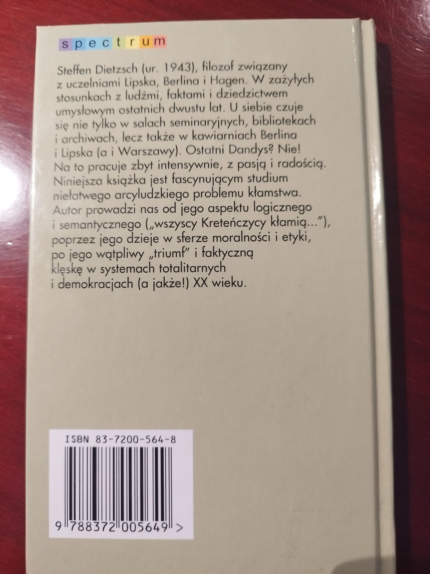 Krótka historia kłamstwa - Steffen Dietzsch