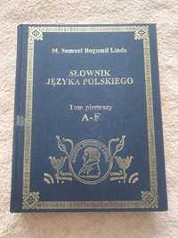 Słownik języka polskiego tom pierwszy A-F Linde