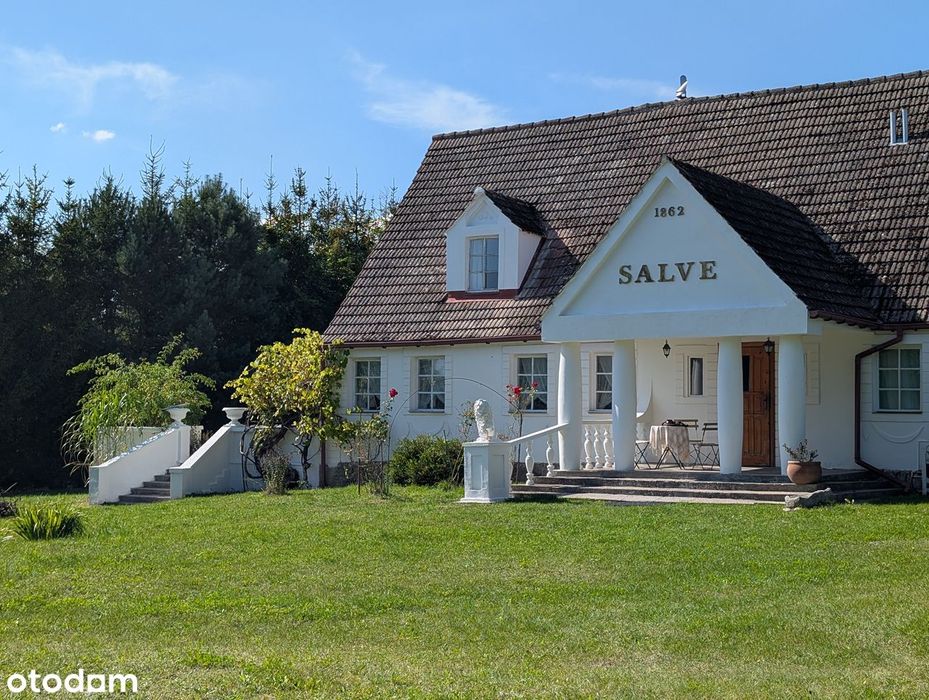 Dworek z dużą działką i tarasem, 350 m od Jeziora Ciemino