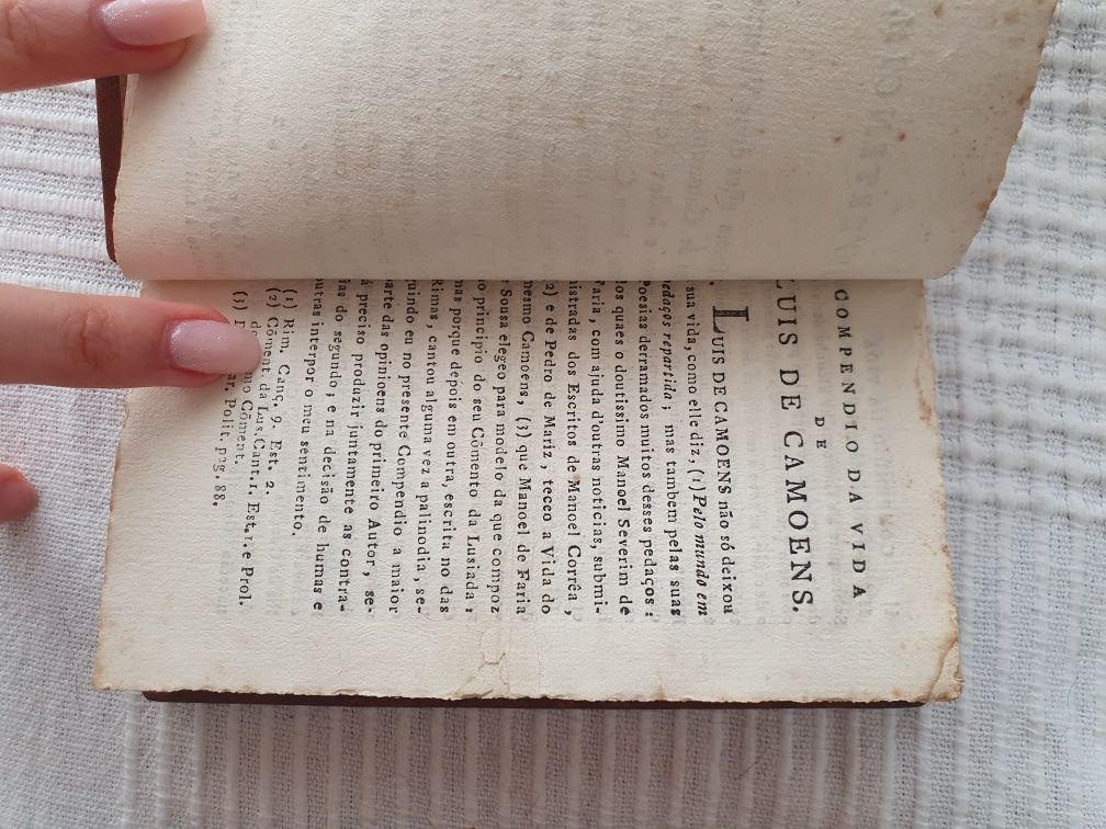 Lusíadas - Luís de Camões edição 1805