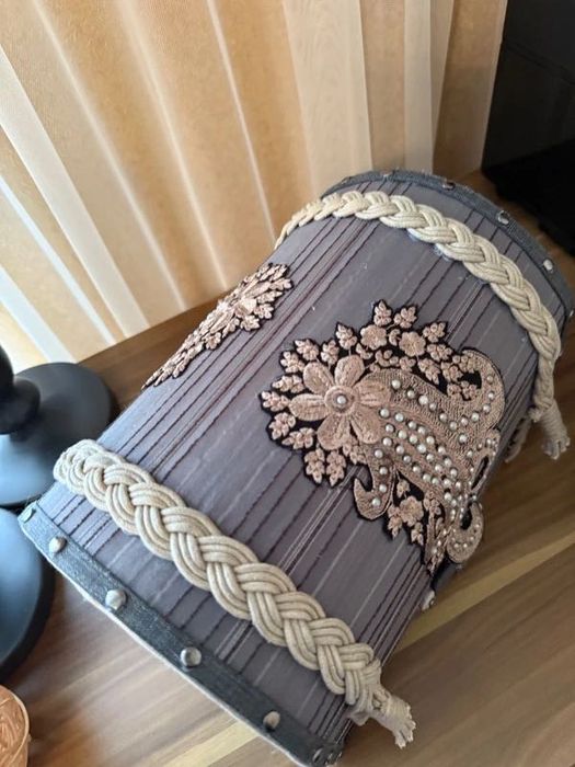 Kufer-szkatułka ręcznie robiona