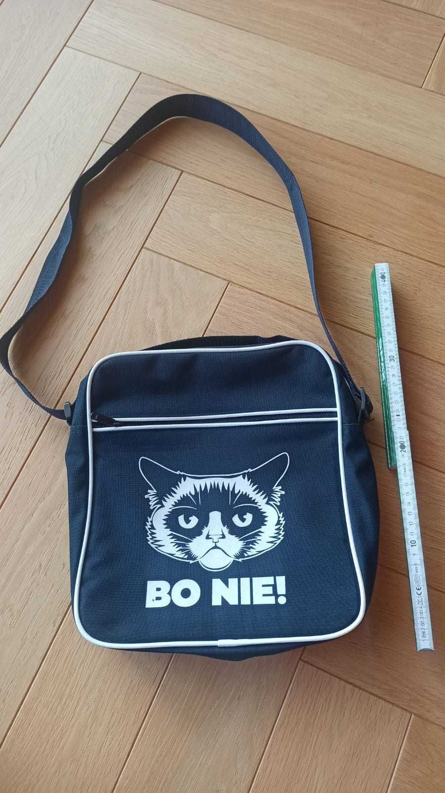 Torba listonoszka - KOT "BO NIE" granatowa