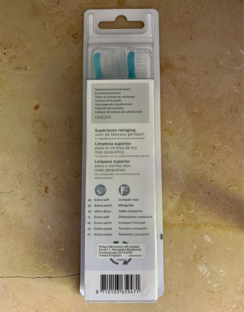 Змінні дитячі щітки Sonicare. Philips