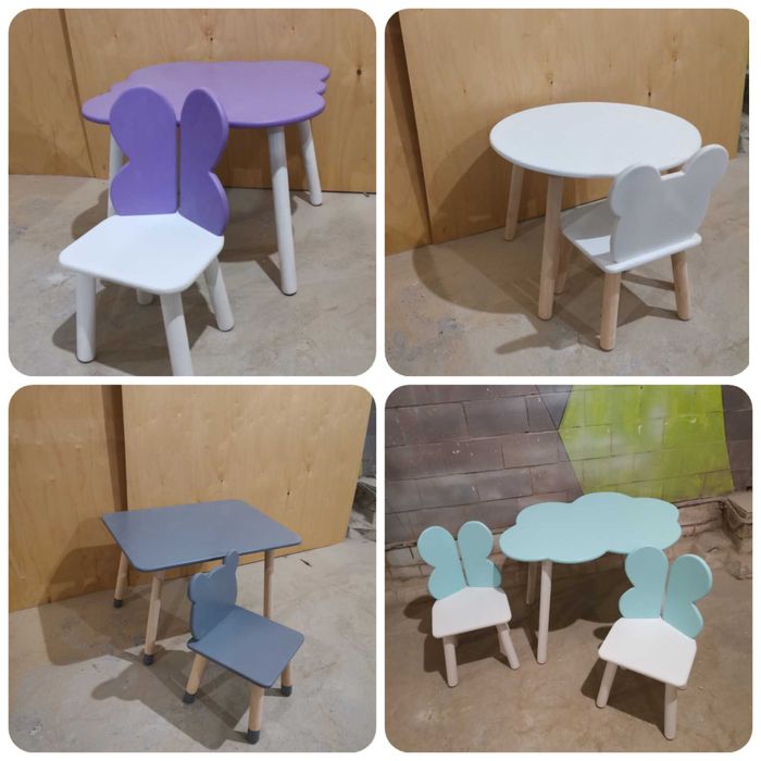 Стіл, столик, і стільчик набір дитячий столик меблі опт / дроп