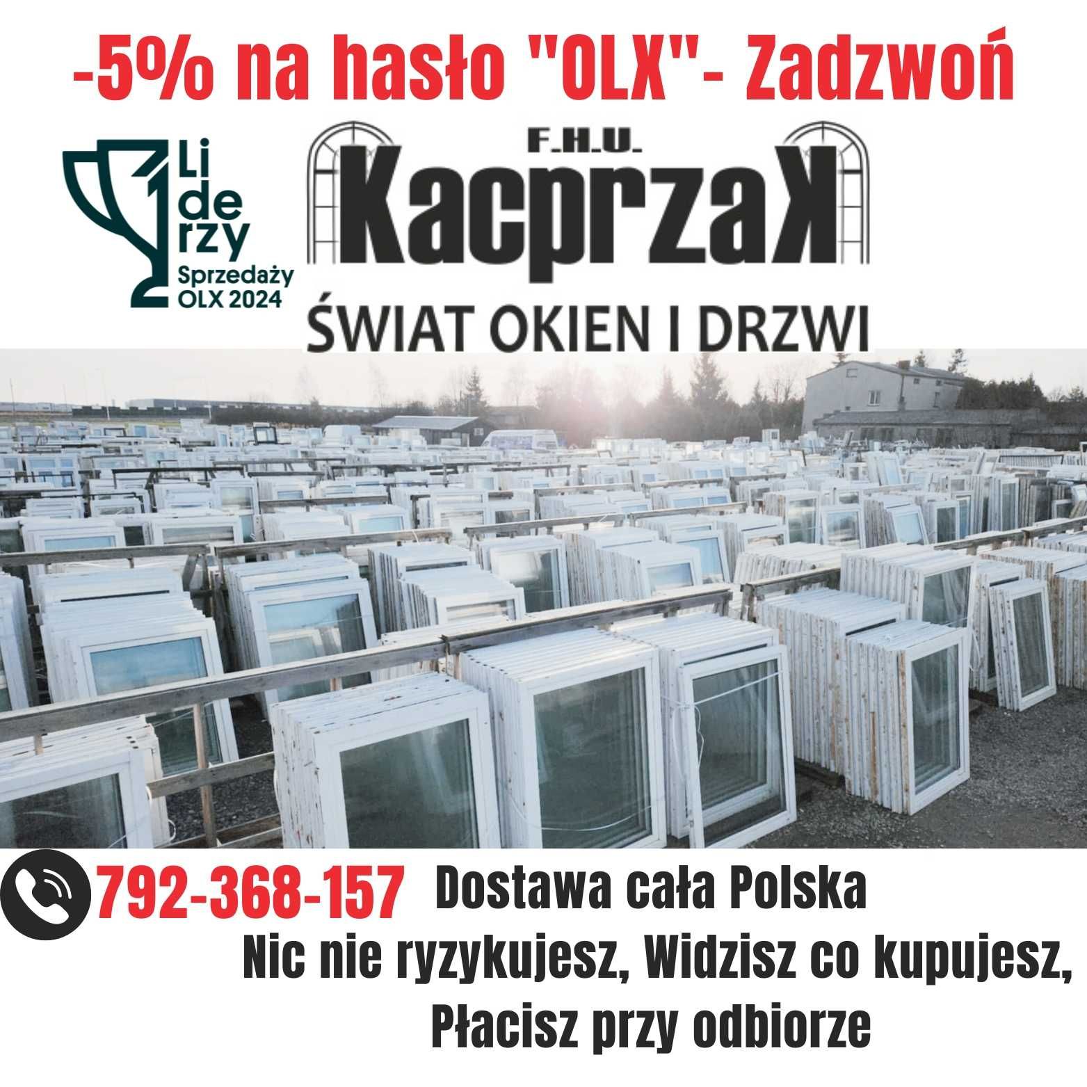 OKNA Używane 45x132 OKNO Fix KacprzaK Plastikowe PCV Lider Okna OLX