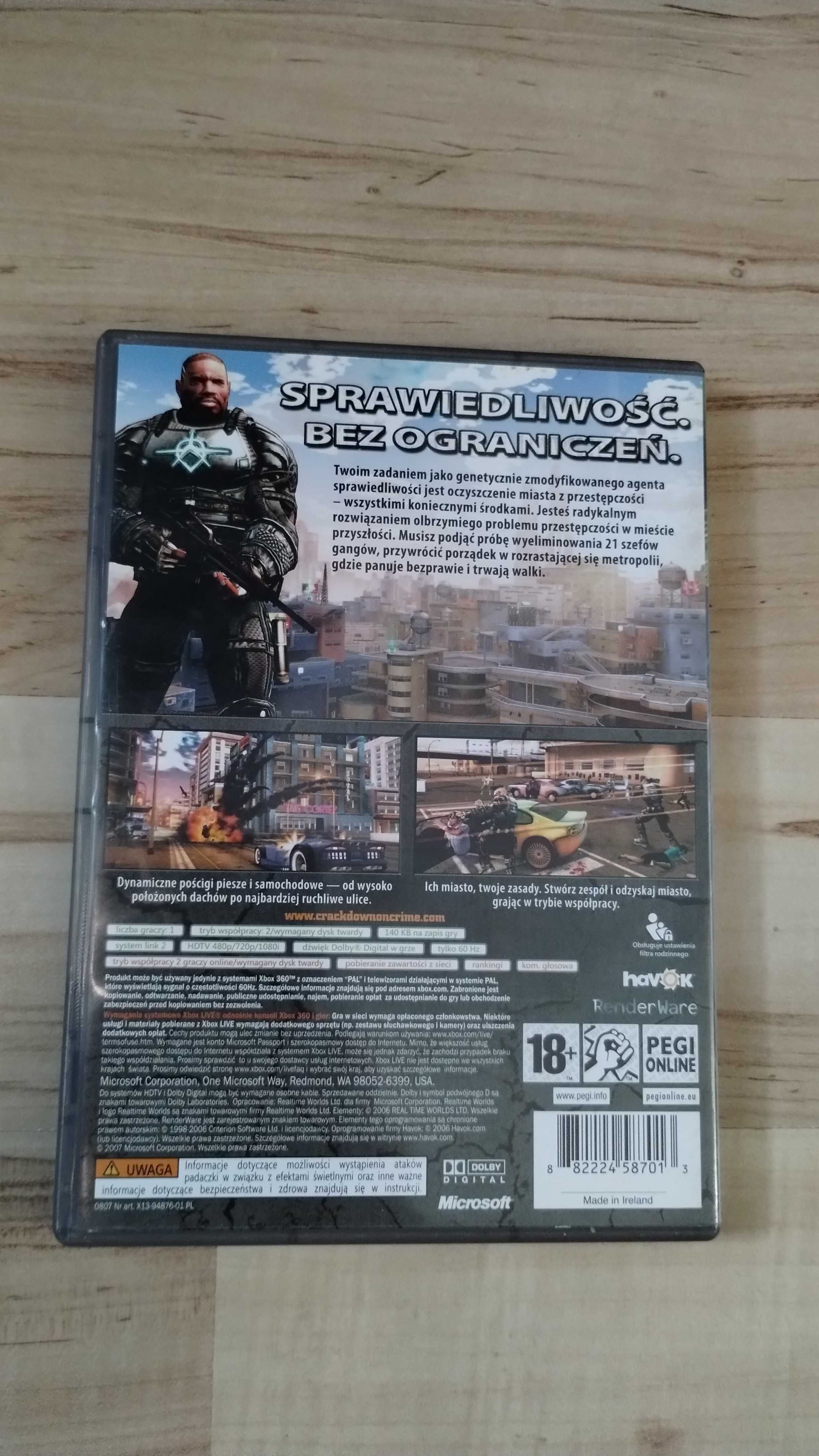 Crackdown PL | Mapa i instrukcja | Xbox 360