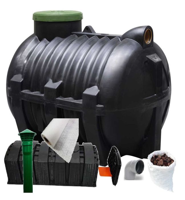 Przydomowa Oczyszczalnia Ścieków szambo 3000L 10 Tuneli (150L)