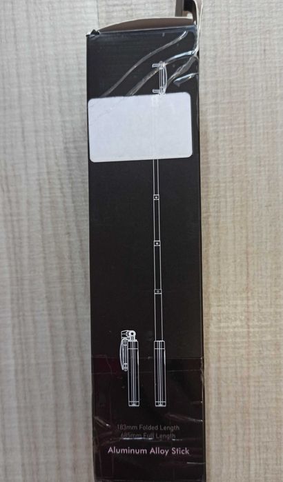 Палиця для селфі ROCK Selfie Stick з дзеркалом Black (ROT0769)