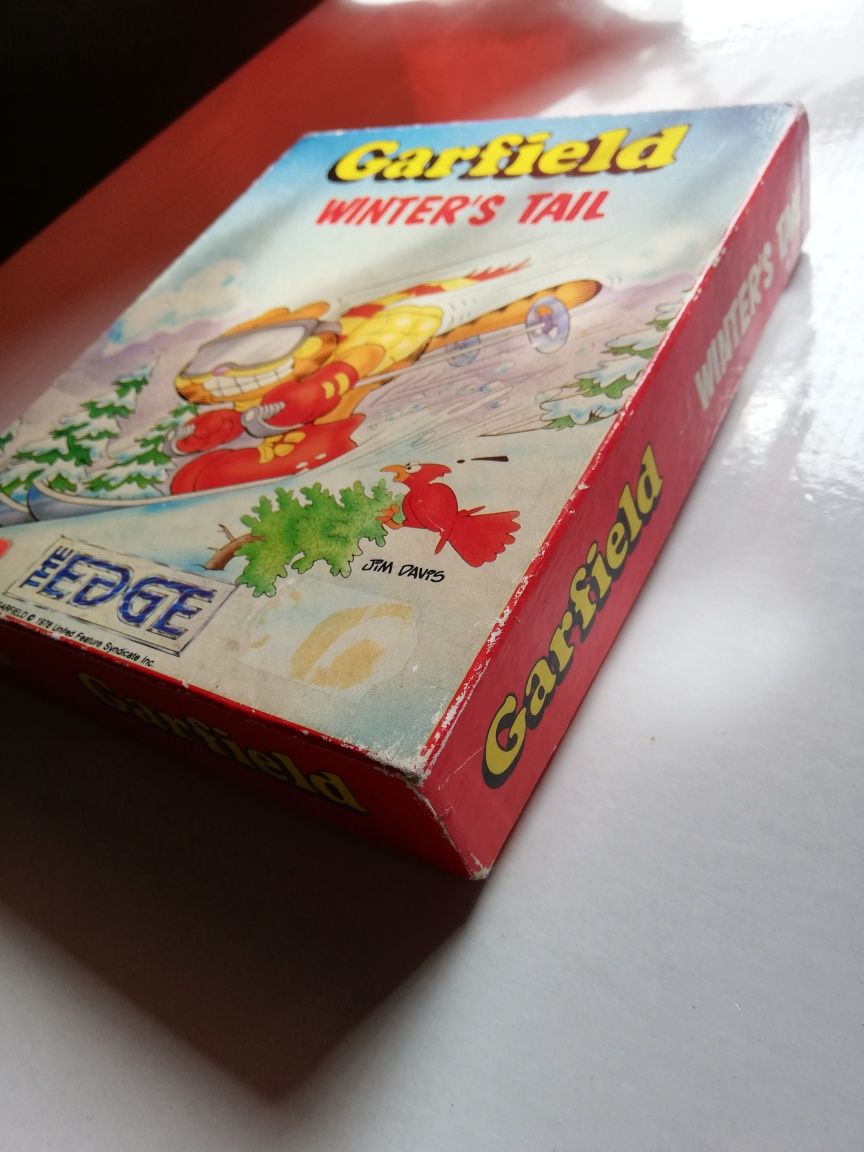 Pudełko po grze c 64 garfield