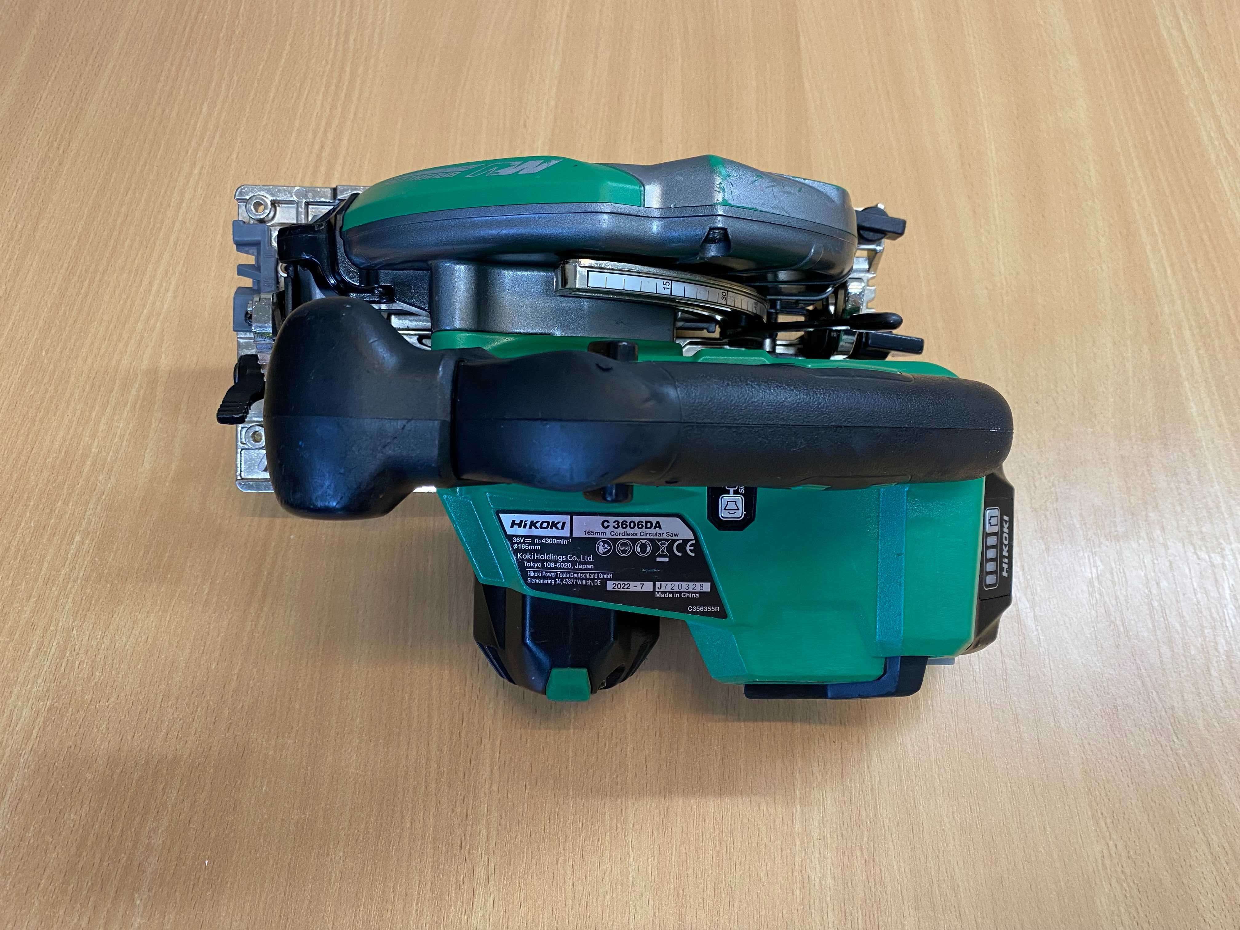 Pilarka piła tarczowa HIKOKI C3606DA + aku Multivolt Brushless 07.2022