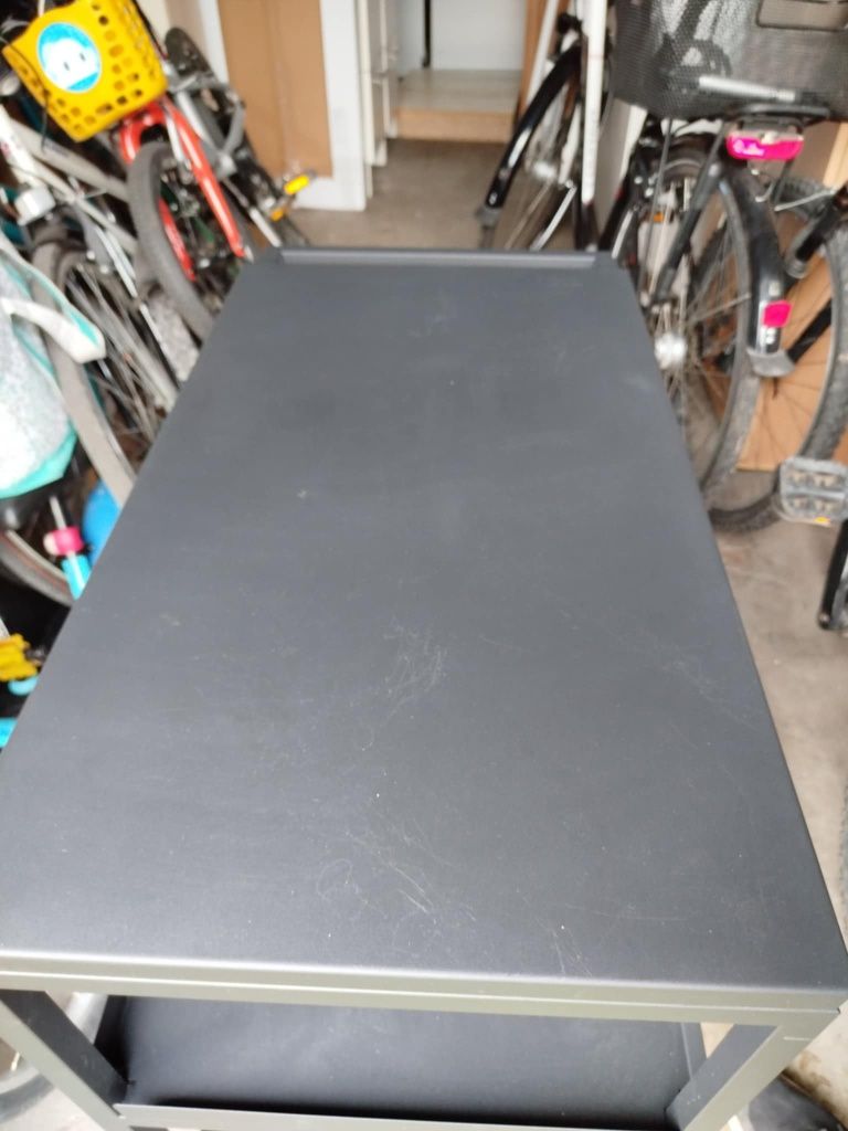 Wózek czarny Trotten Ikea do kuchni, biura