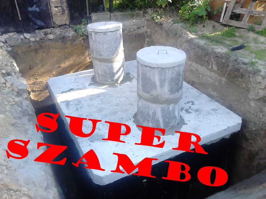 KANAŁ betonowy SZAMBO betonowe szamba PIWNICE ogrodowe PRODUCENT
