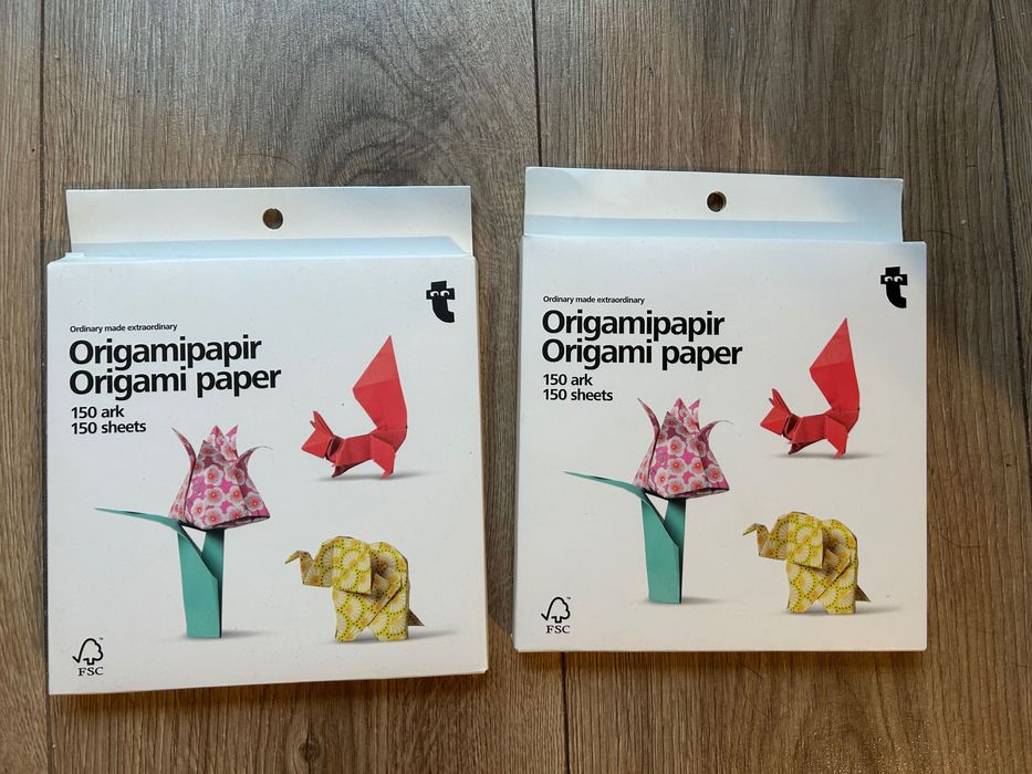 Origami papier 2 sztuki