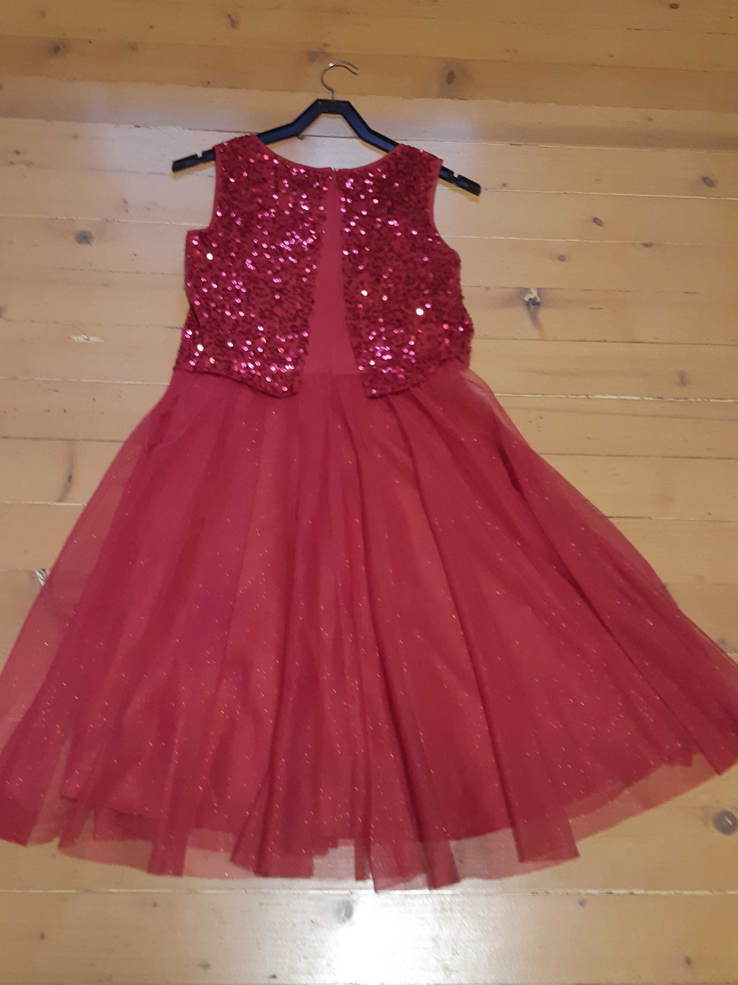 Платье MONSOON 152-158 красное