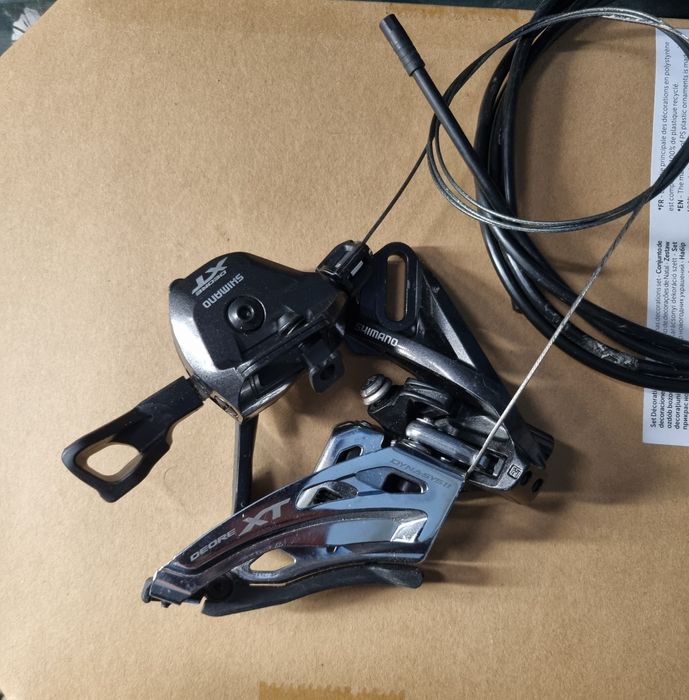 Shimano XT desviador e seletor