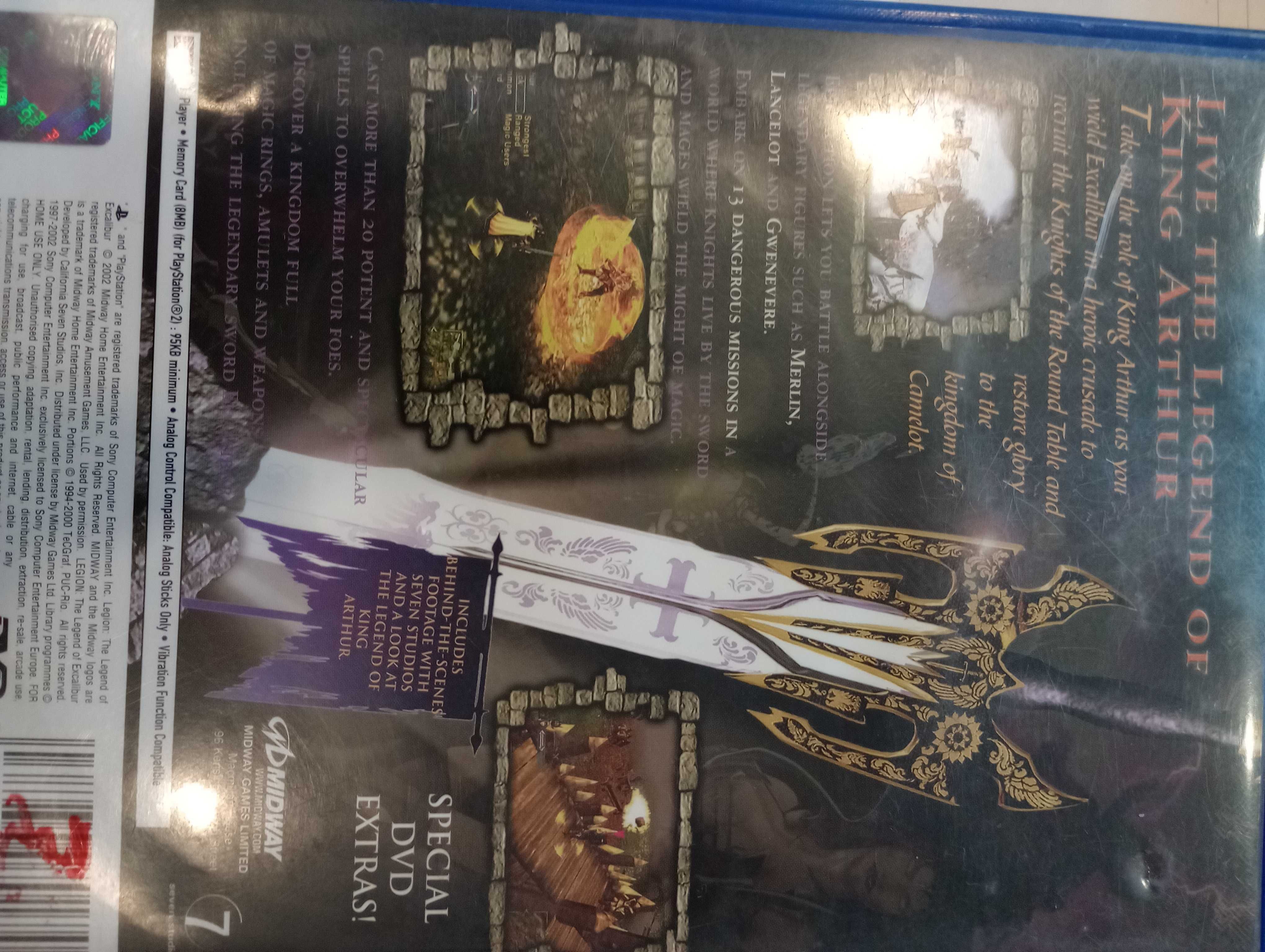 PS2 Legion the Legend of Excalibur PlayStation 2