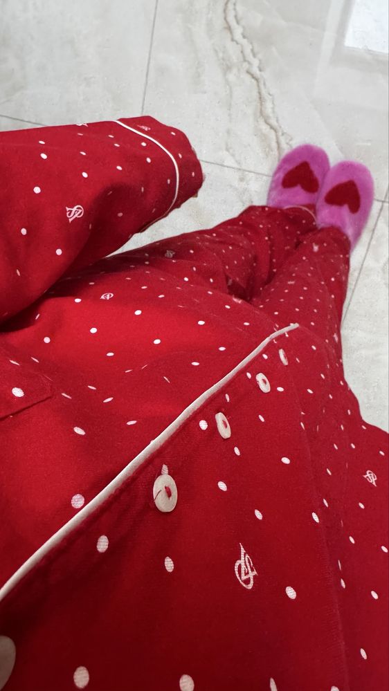Піжама Victoria's Secret Flannel Short Pajama Set