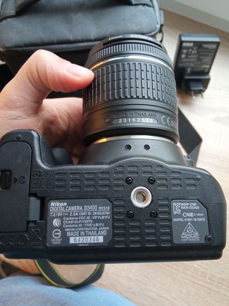 Lustrzanka Nikon D3400 zestaw