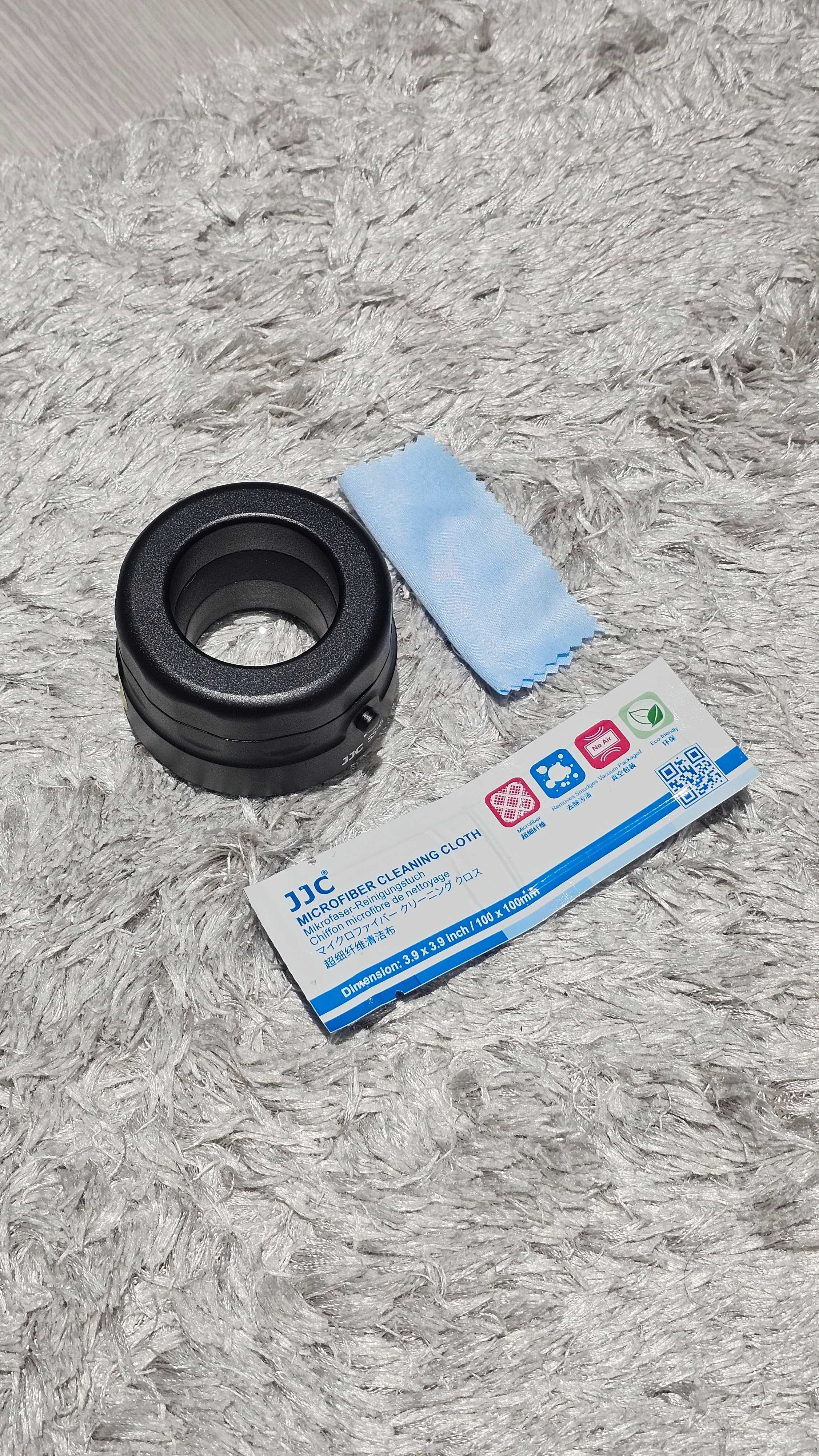 Lupa JJC 7x p/ inspeção e limpeza de sensor de câmara DSLR/Mirrorless