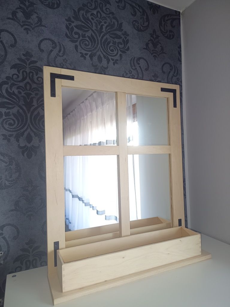 Decoupage dekoracja lustro