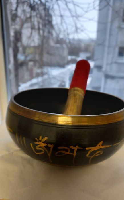 Чаша поющая с резонатором d - 15. / h - 7,5 см