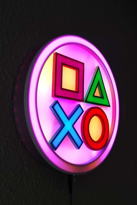 Lampka LED „PlayStation Icons” – WiFi, RGB, 25 cm