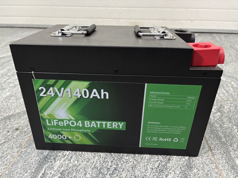 Акумулятор LiFePO4 24V 140Ah 3.26Kwh