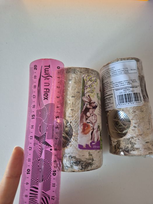 Zestaw 2 tuneli vitapol rozmiar S vita herbal tunel drewniany z sianem