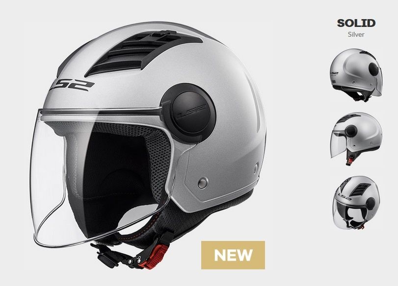 Kask LS2 OF562 Airflow  silver srebrny rozmiar S