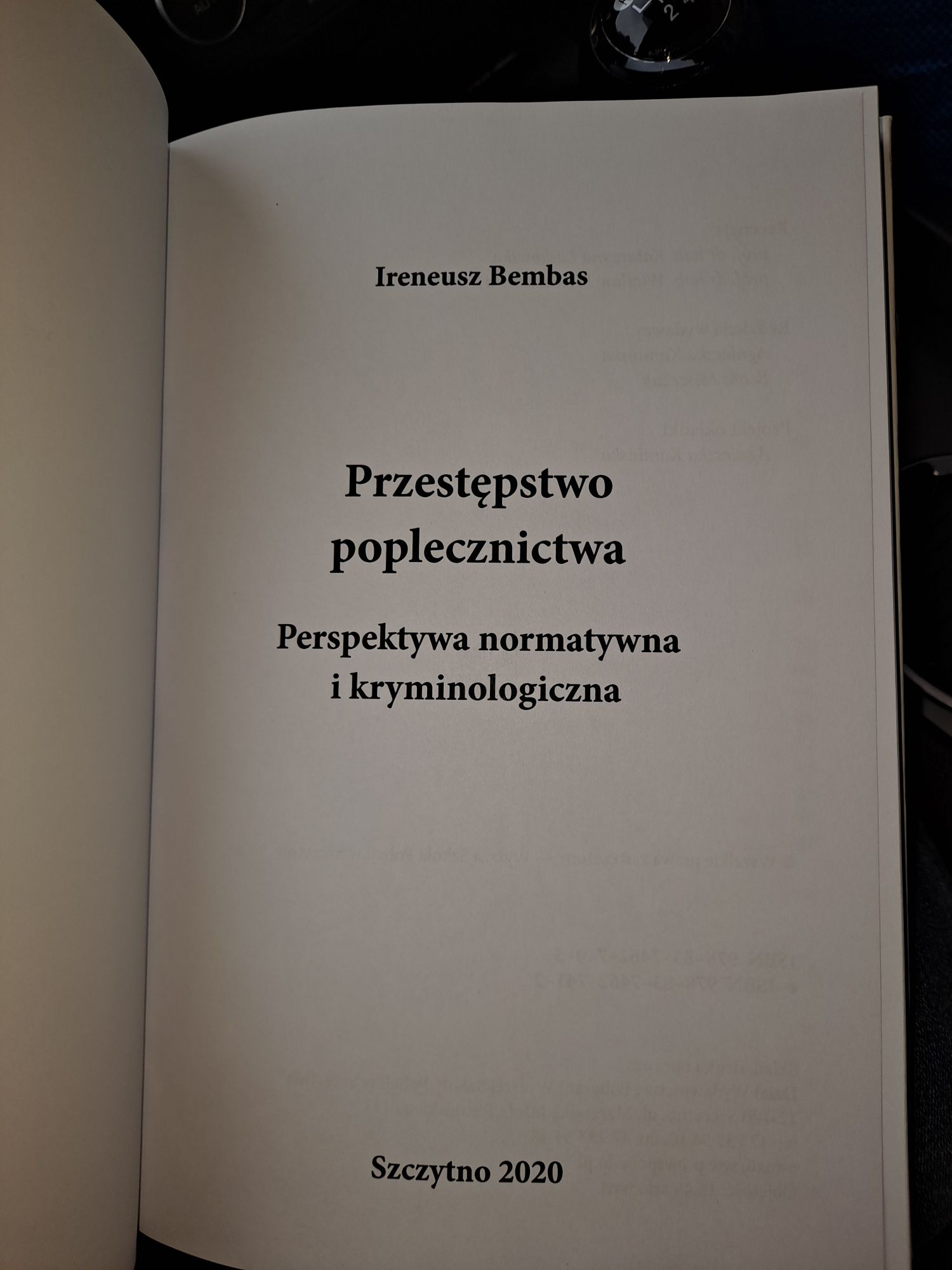 Przestępstwo poplecznictwa I.Bembas