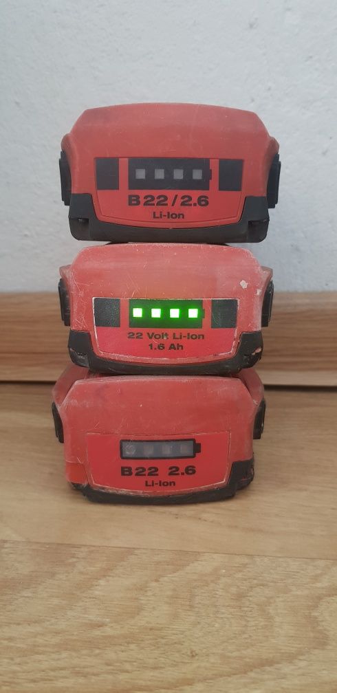 Akumulator Hilti B 22 Volt Li-ion 1.6 Ah 2.6Ah CPC bateria zestaw