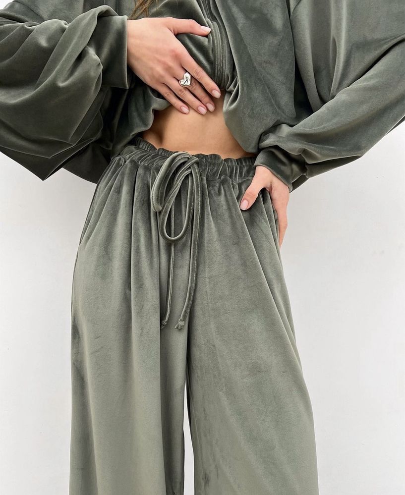 Спортивний костюм хакі колір, розмір oversize